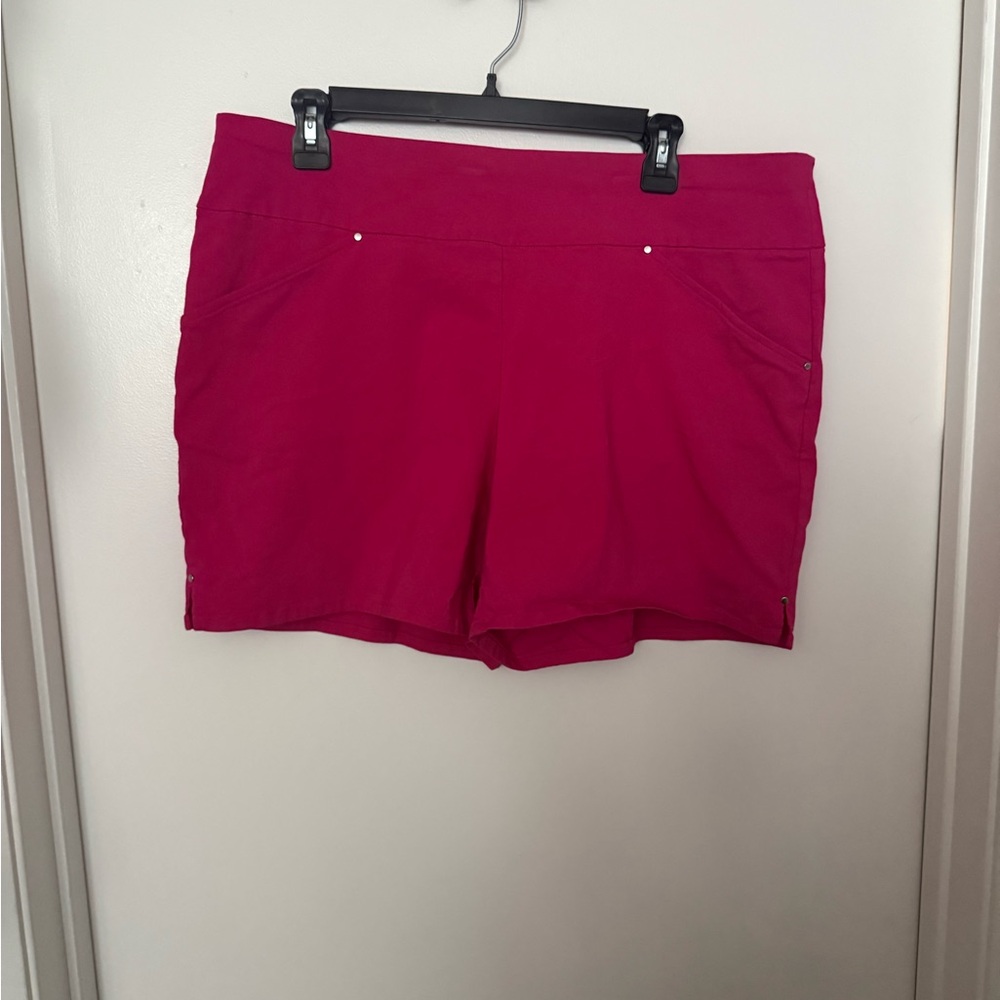 INC International Concepts High Waist Fuchsia Shorts